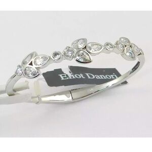 Eliot Danori Crystal Hinge Bangle Bracelet